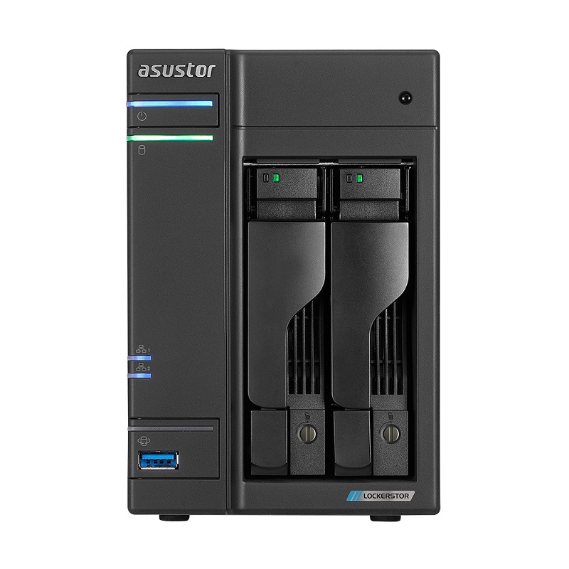 ASUSTOR AS6602T CELERON 4GB RAM 2-Diske Kadar Destekli Nas Server (Disksiz)