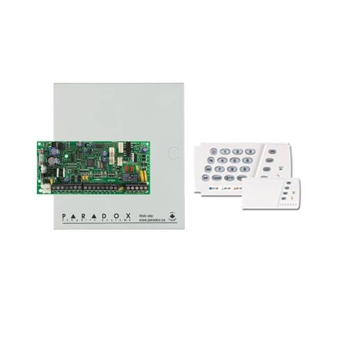 PARADOX SP4000 4bölgeli (Zon) GSM Alarm Kontrol Paneli Keypad Metal Kutu