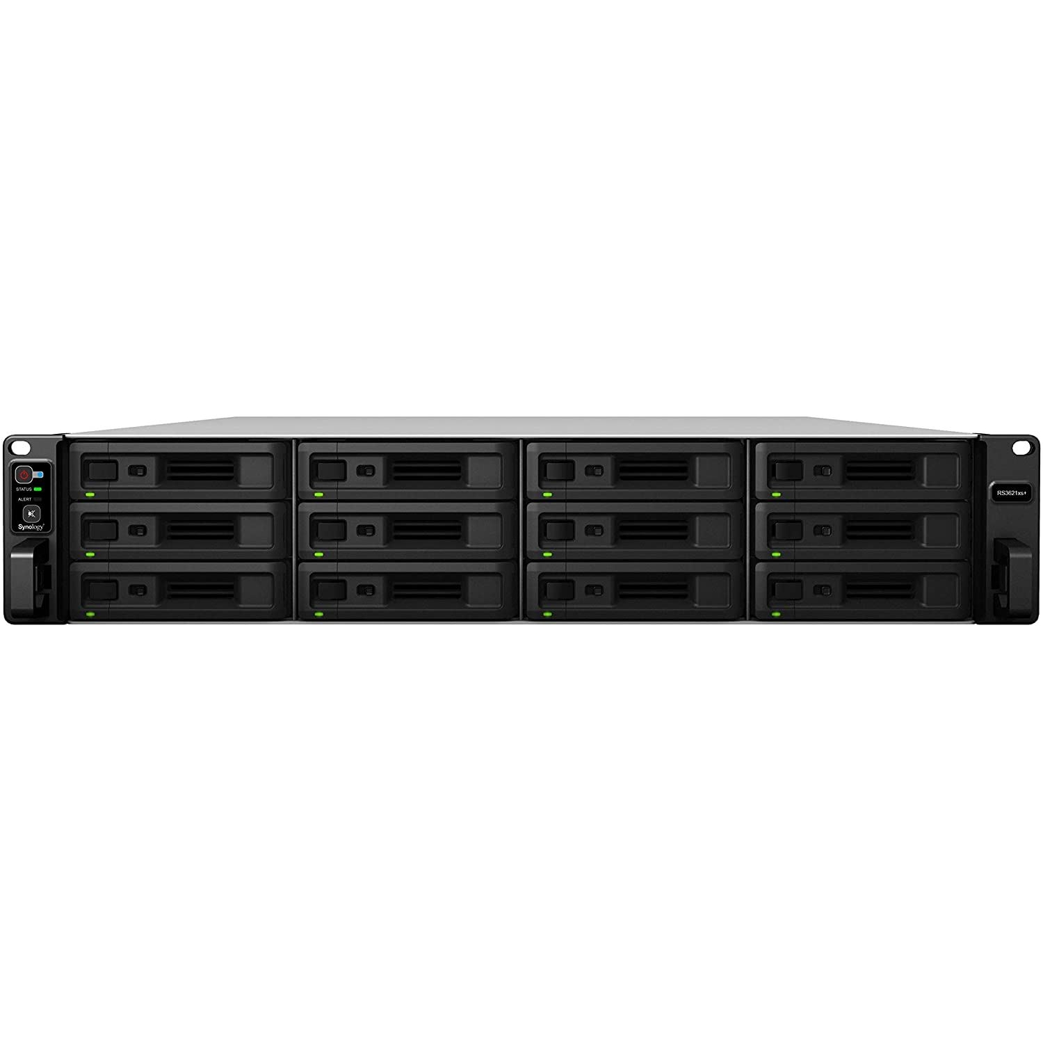 SYNOLOGY RS3621XS PLUS XEON D-1541-8GB RAM-12-DİSKLİ RACK NAS SUNUCU (DİSKSİZ)